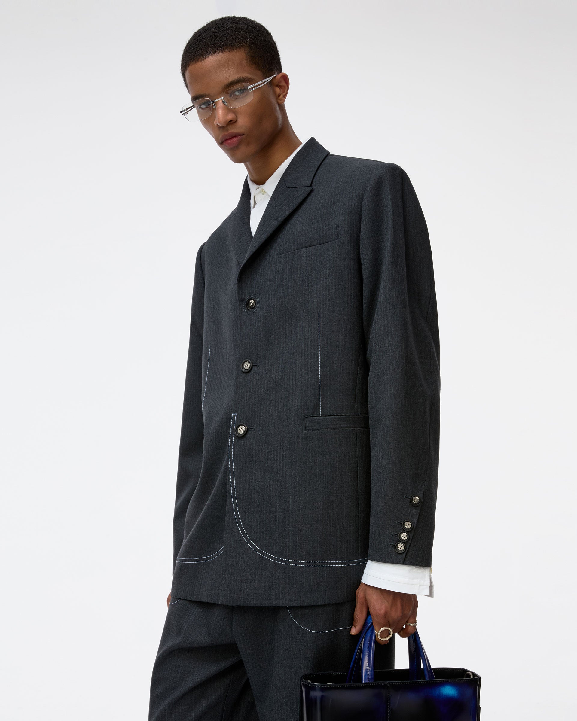 Ader Error - Blazer Product. 8 (Grey) product image 4 | TRAB K-Fashion Australia