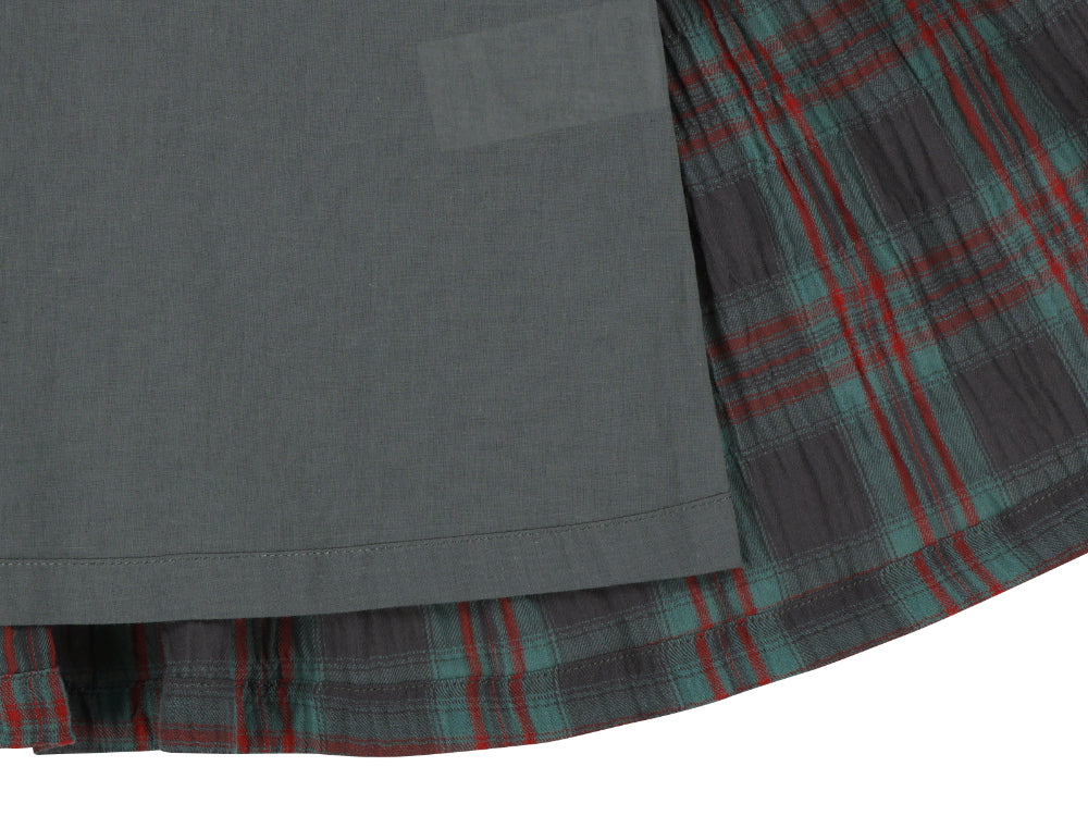 Coyseio - Raw Edge Check One Piece (Purple) product image 17 | TRAB K-Fashion Australia
