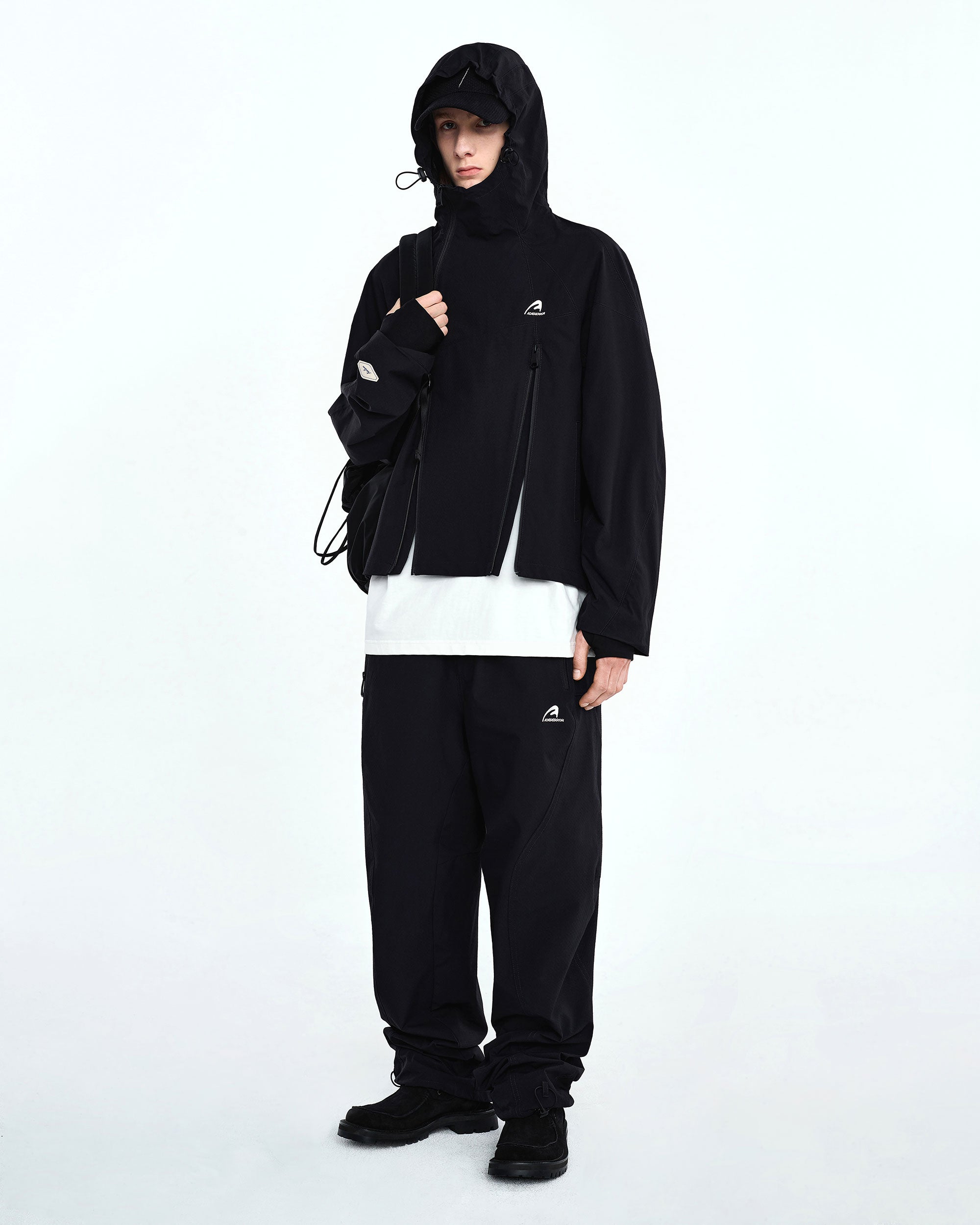 Ader Error - Plue windbreaker (Noir) product image 1 | TRAB K-Fashion Australia