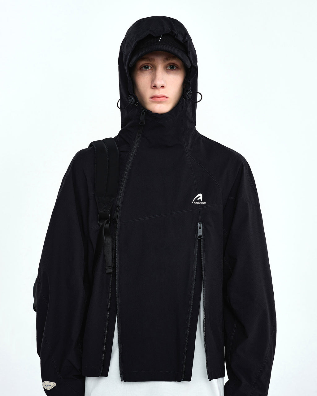 Ader Error - Plue windbreaker (Noir) product image 2 | TRAB K-Fashion Australia