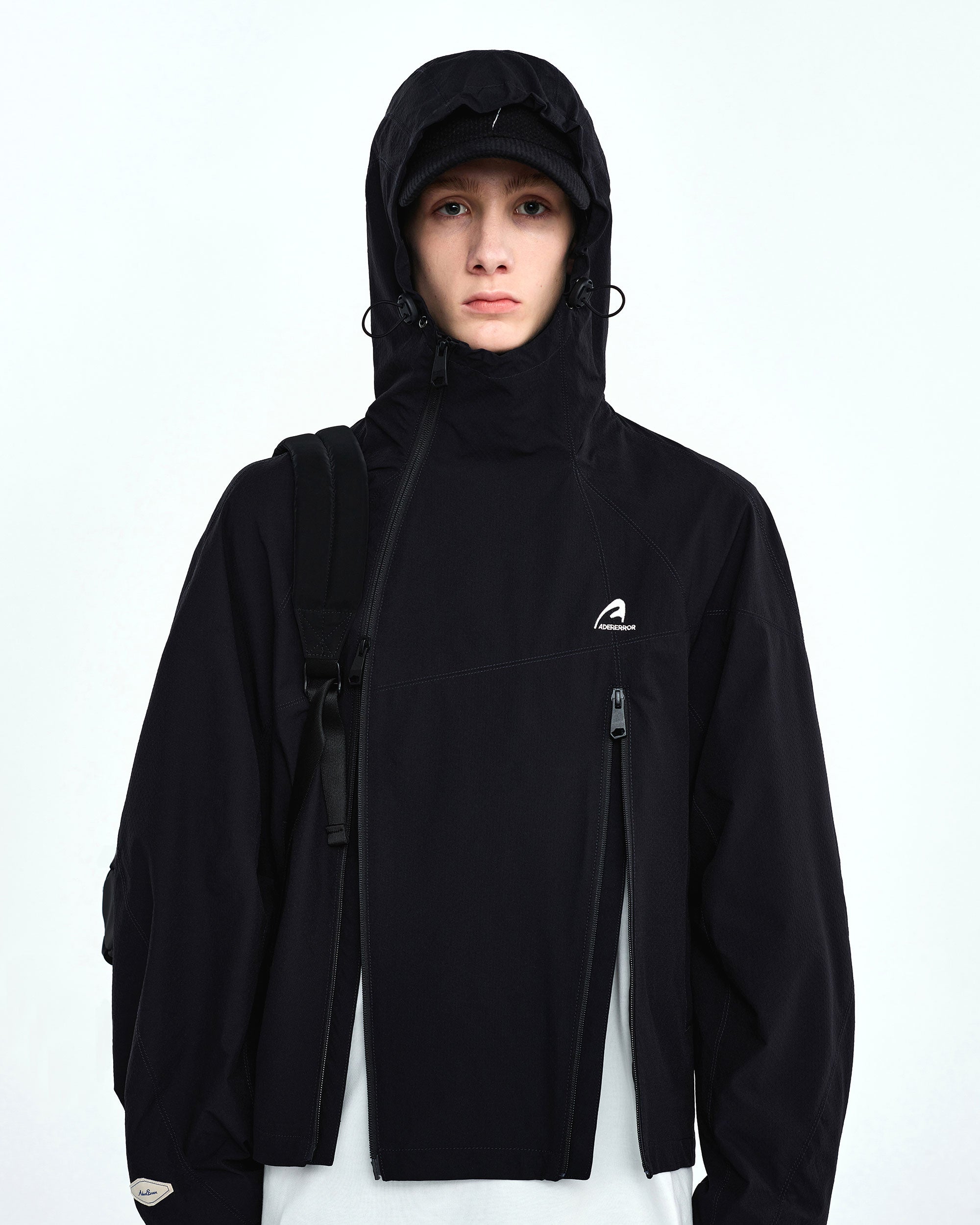 Ader Error - Plue windbreaker (Noir) product image 2 | TRAB K-Fashion Australia