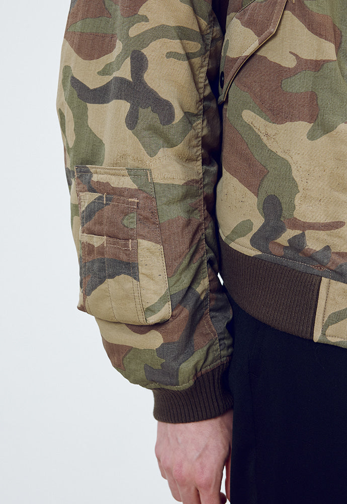 Tonywack - Camouflage Nylon Bomber (Beige/Green) product image 6 | TRAB K-Fashion Australia