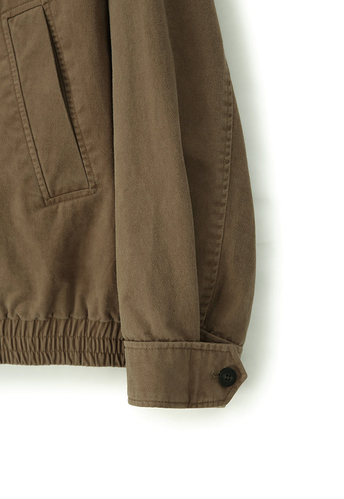 Art if acts - Washed Leather Collar Jacket (Tobacco) product image 12 | TRAB K-Fashion Australia