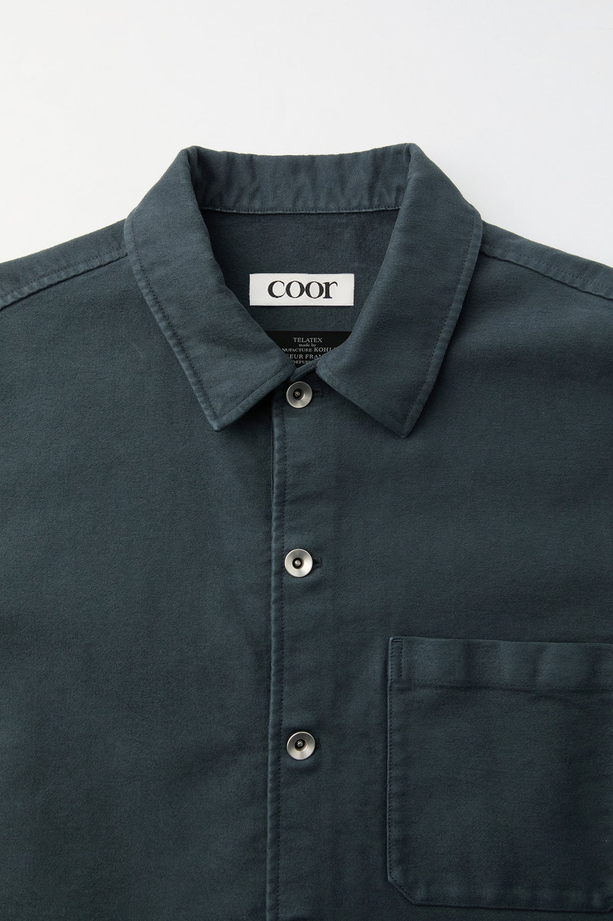 Coor - Garment Dyed Rumberjack Shirt (Charcoal) product image 5 | TRAB K-Fashion Australia