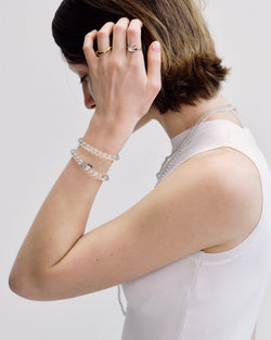 Numbering - Clear Quartz Bracelet #7909 product image 1 | TRAB K-Fashion Australia