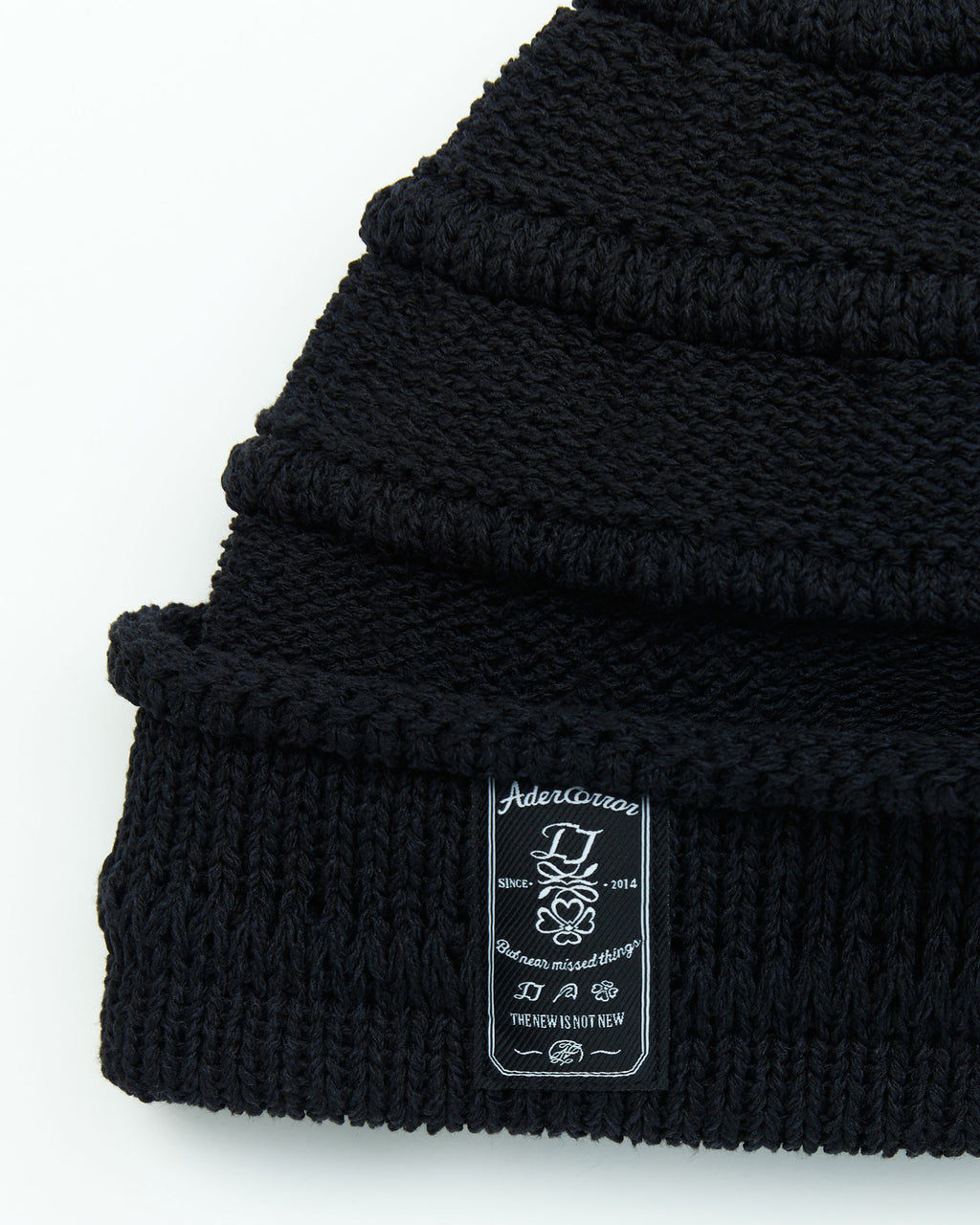 Ader Error - Montblanc beanie (Noir) product image 5 | TRAB K-Fashion Australia