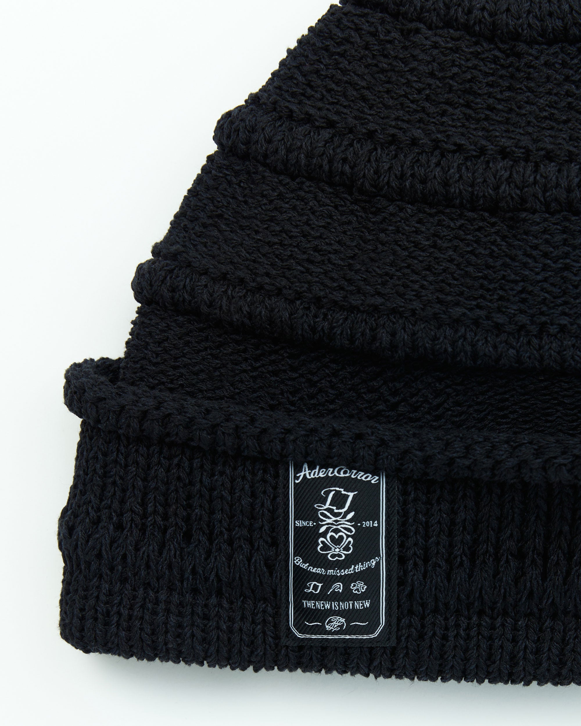 Ader Error - Montblanc beanie (Noir) product image 5 | TRAB K-Fashion Australia