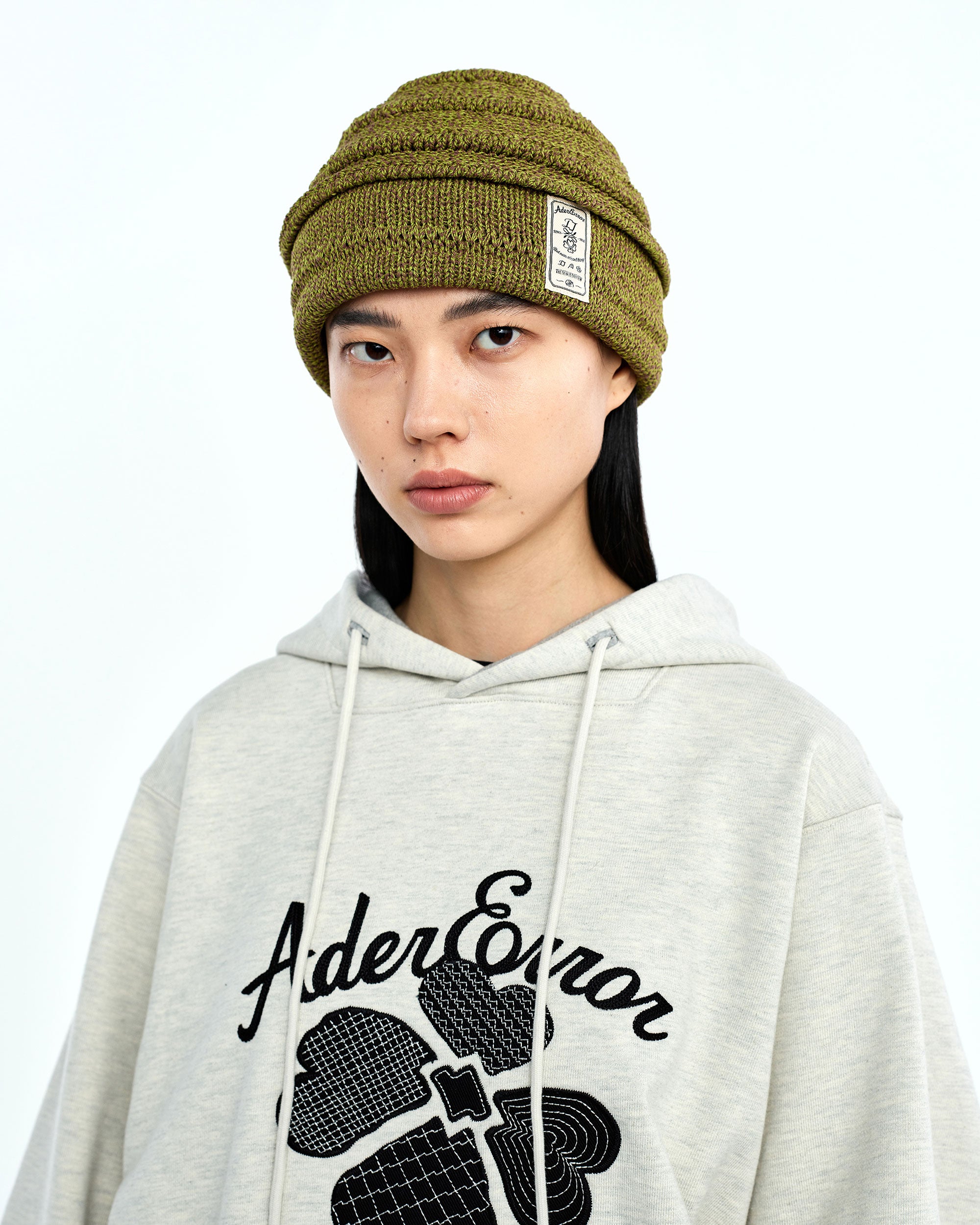 Ader Error - Montblanc beanie (Khaki) product image 3 | TRAB K-Fashion Australia
