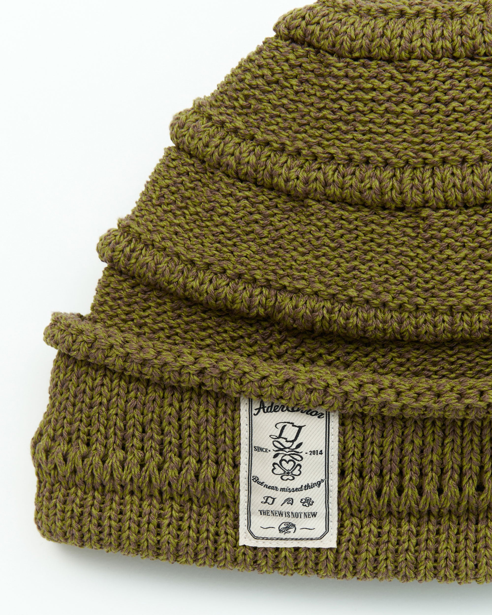Ader Error - Montblanc beanie (Khaki) product image 4 | TRAB K-Fashion Australia