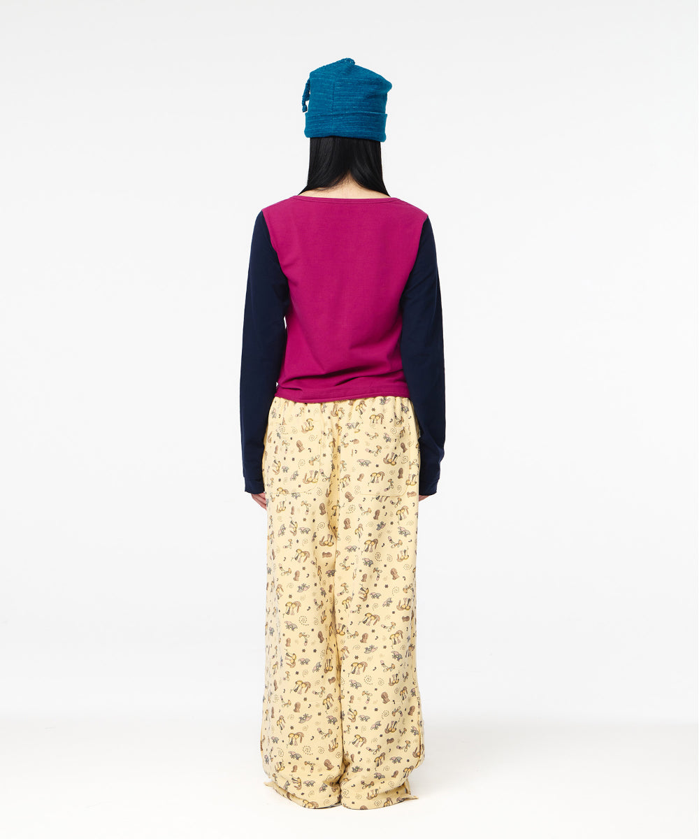 Coyseio - Button-Up Deep Neck Cardigan (Magenta) product image 10 | TRAB K-Fashion Australia