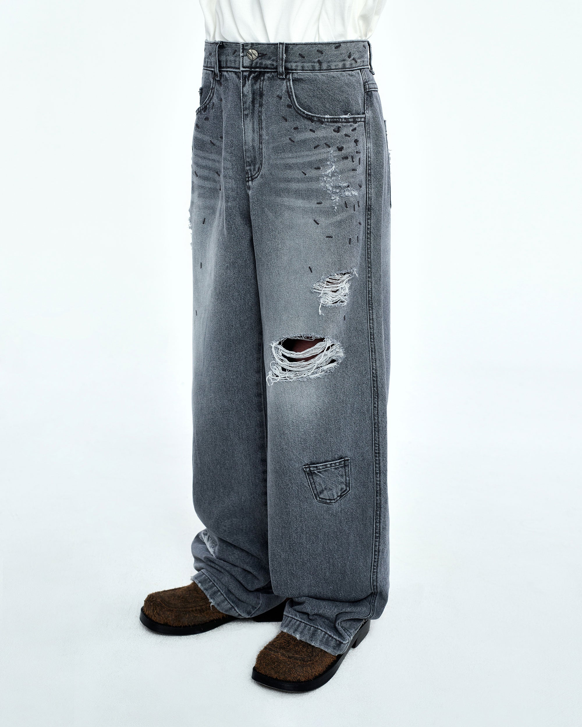 Ader Error - Bart jeans (Gray) product image 4 | TRAB K-Fashion Australia