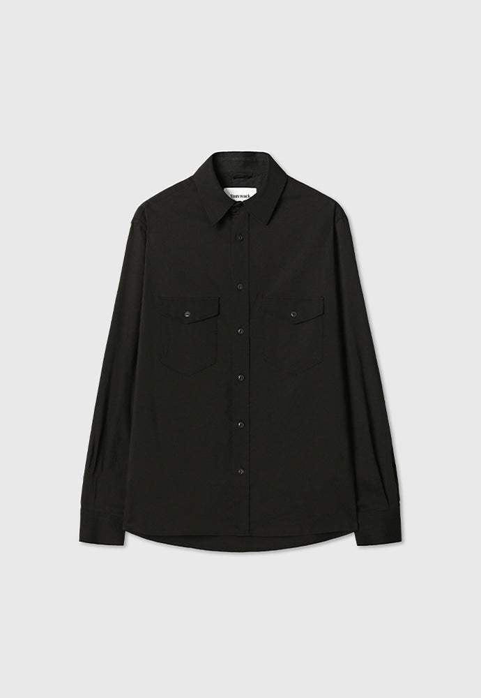 Tonywack - Soft Brushed C/R Western Shirt (Midnight Black) product image 7 | TRAB K-Fashion Australia