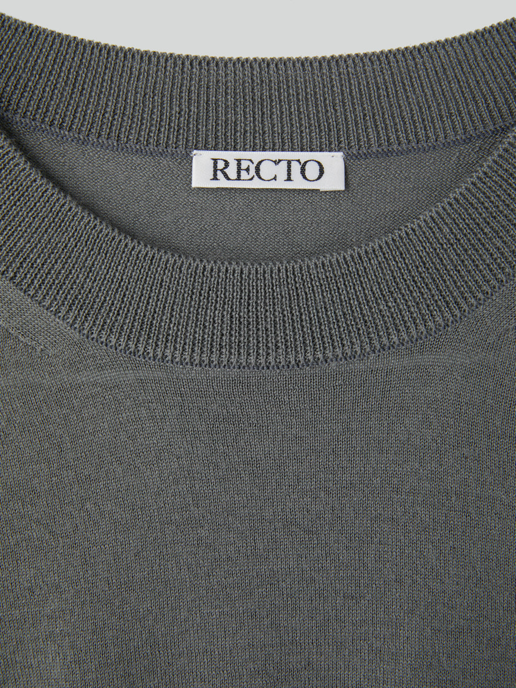 Recto - Silk-Cashmere Knit Top (Midnight Grey) product image 6 | TRAB K-Fashion Australia
