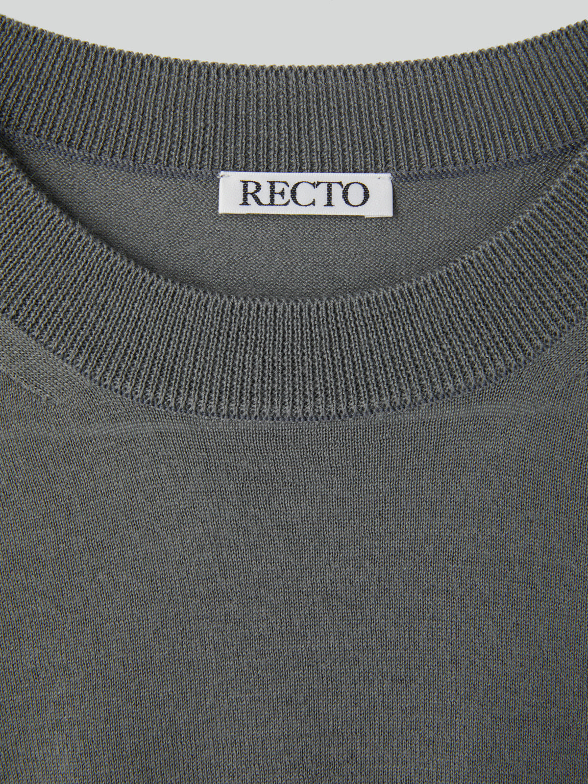 Recto - Silk-Cashmere Knit Top (Midnight Grey) product image 6 | TRAB K-Fashion Australia
