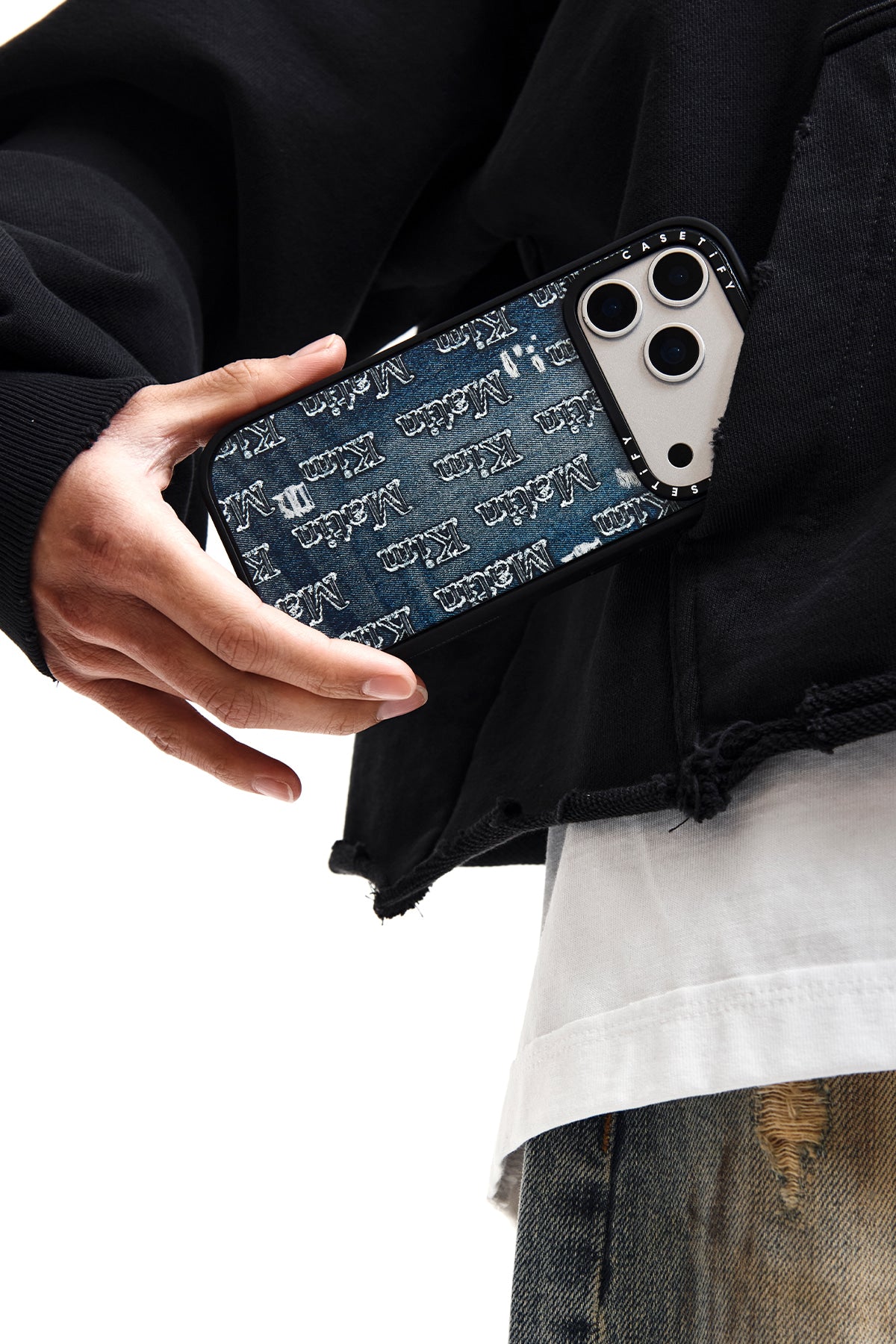 Matin Kim - Matin Kim X Casetify Denim Case (Blue) product image 16 | TRAB K-Fashion Australia