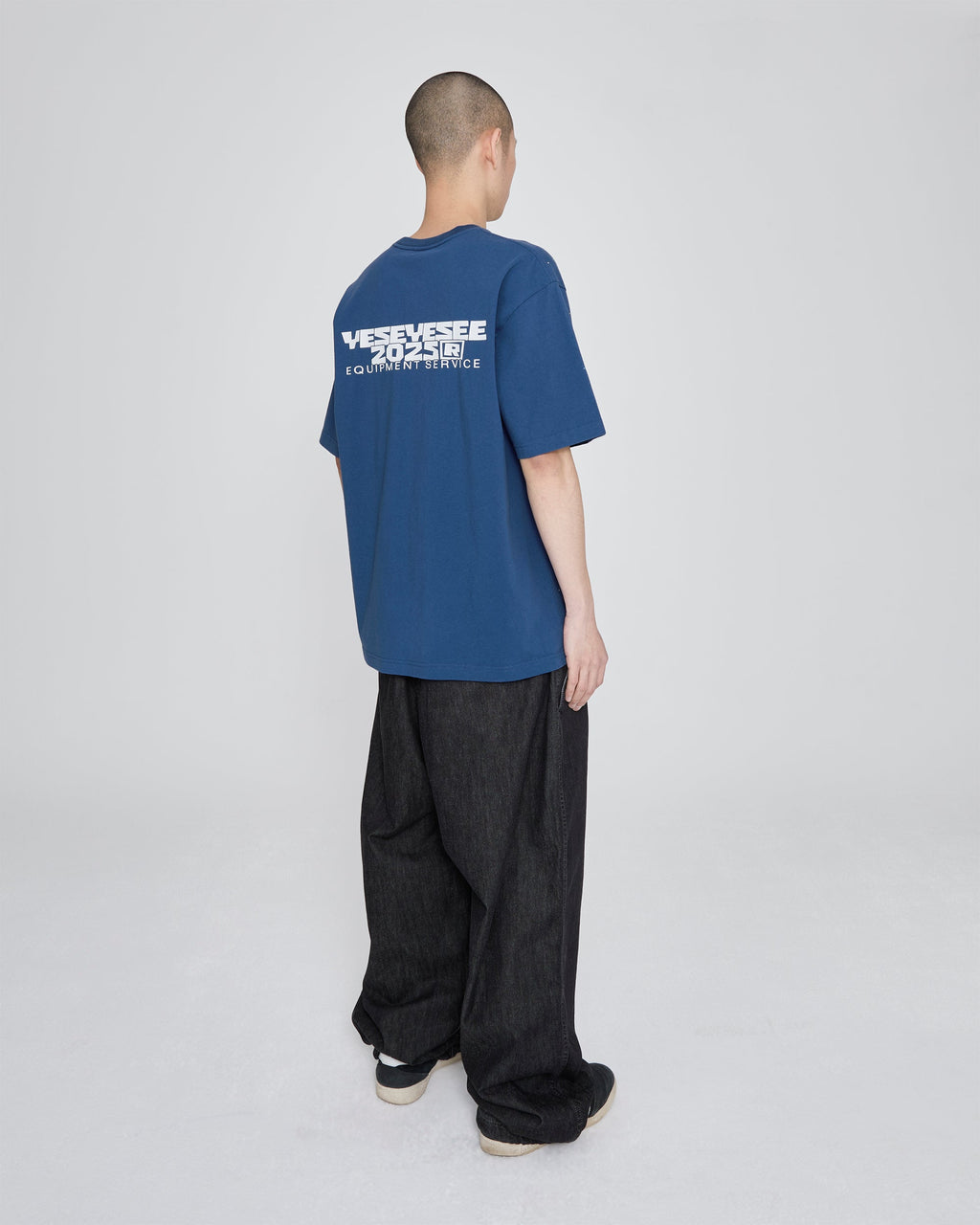 yeseyesee - Y.E.S Multi Painted Tee (Cobalt Blue) product image 9 | TRAB K-Fashion Australia