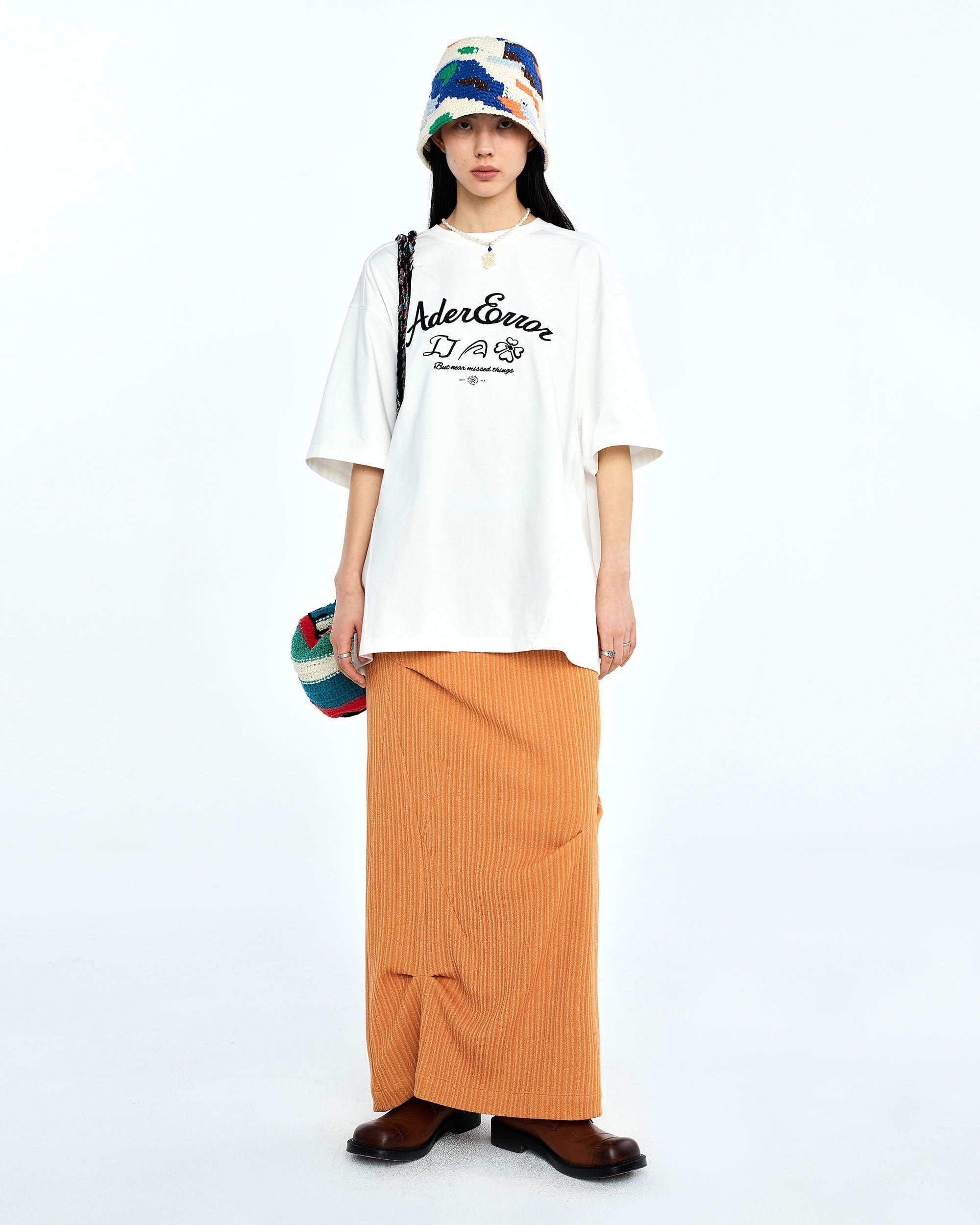 Ader Error - Vesinet long skirt (Orange) product image 2 | TRAB K-Fashion Australia