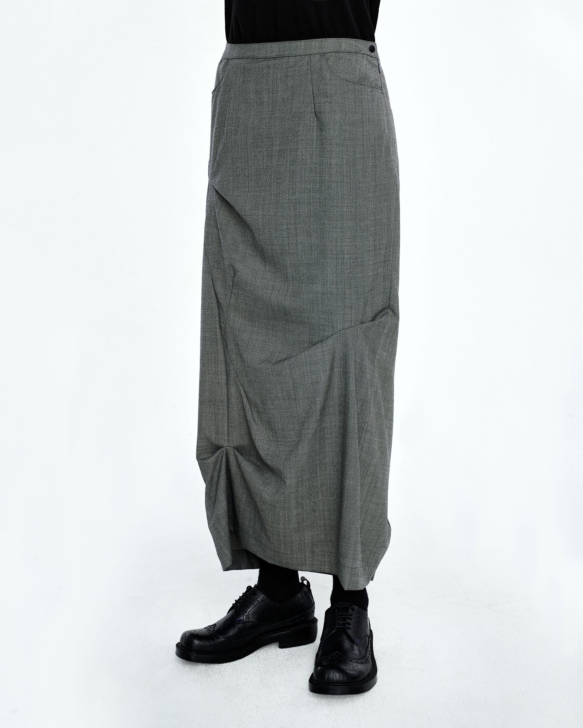 Ader Error - Vesinet long skirt (Gray) product image 3 | TRAB K-Fashion Australia