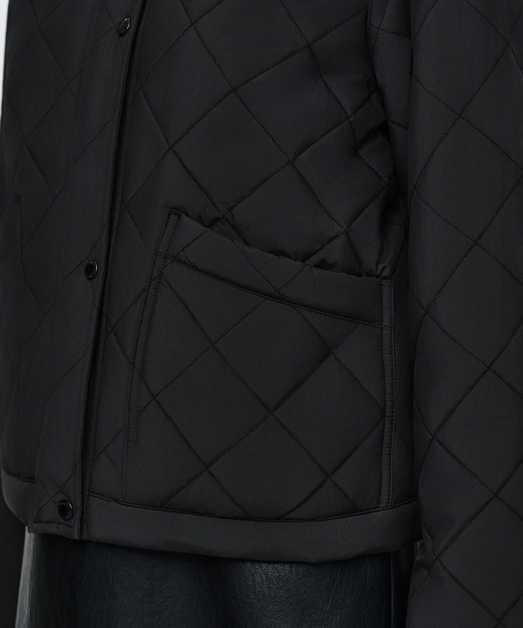 Marithe & Francois Girbaud - Collar Padded Jacket (Black) product image 5 | TRAB K-Fashion Australia