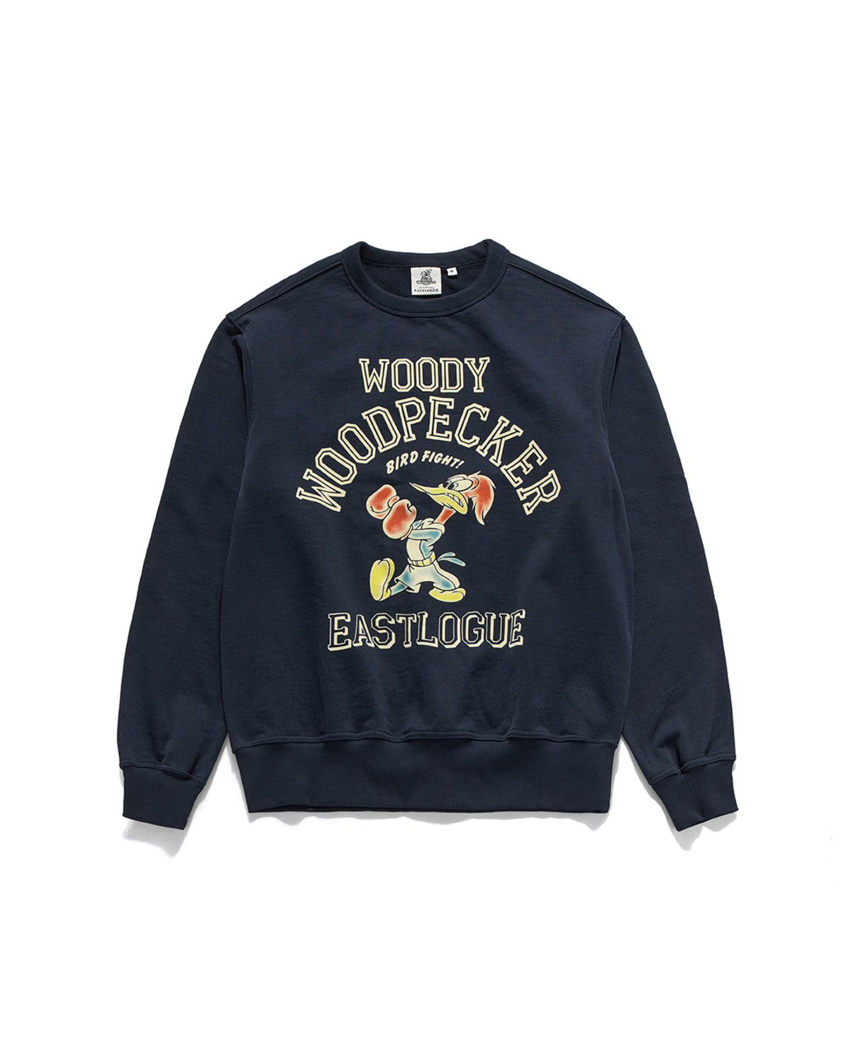 Eastlogue - Fight Woody Flocking Sweat Shirts (Navy) product image 1 | TRAB K-Fashion Australia