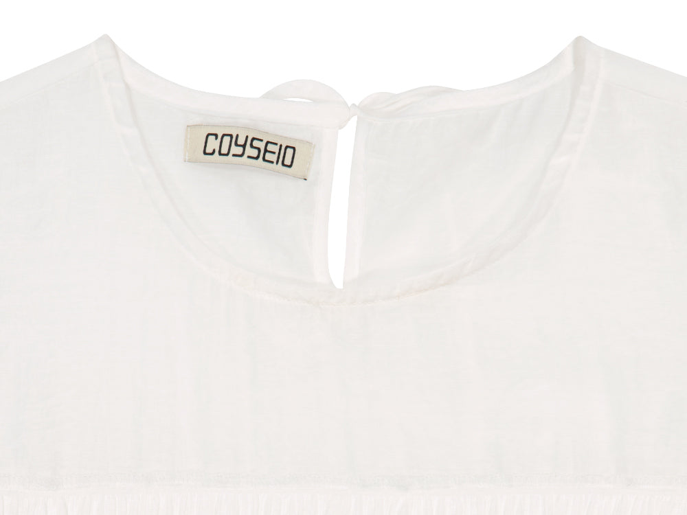 Coyseio - Sheer Layered Sleeveless (White) product image 20 | TRAB K-Fashion Australia