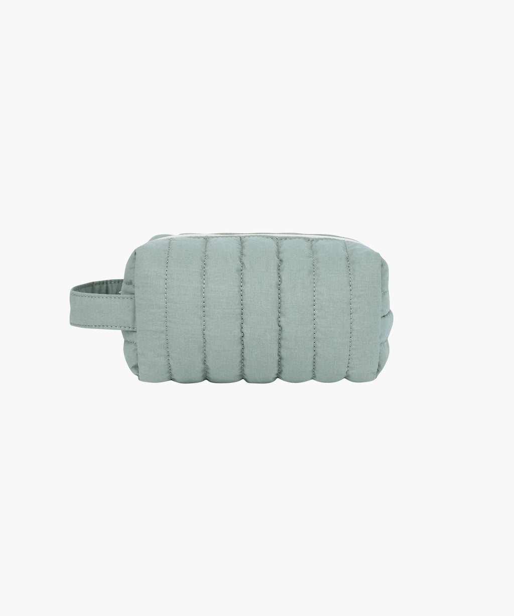 Marithe & Francois Girbaud - Classic Logo Quilted Pouch (Sky Blue) product image 3 | TRAB K-Fashion Australia