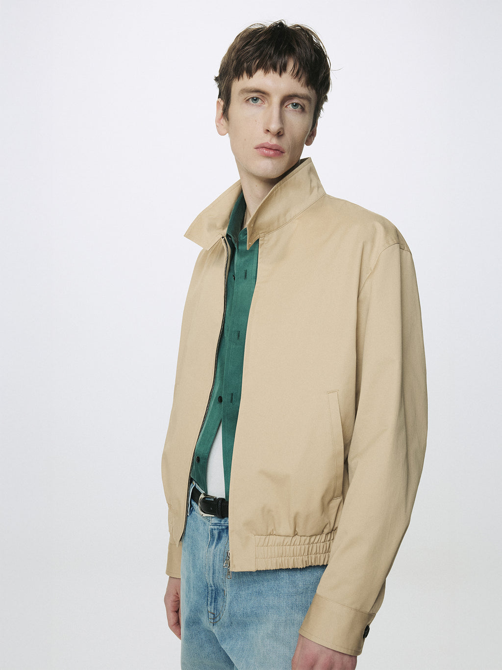 Tonywack - High Density Cotton Harrington Jacket (Beige) product image 1 | TRAB K-Fashion Australia