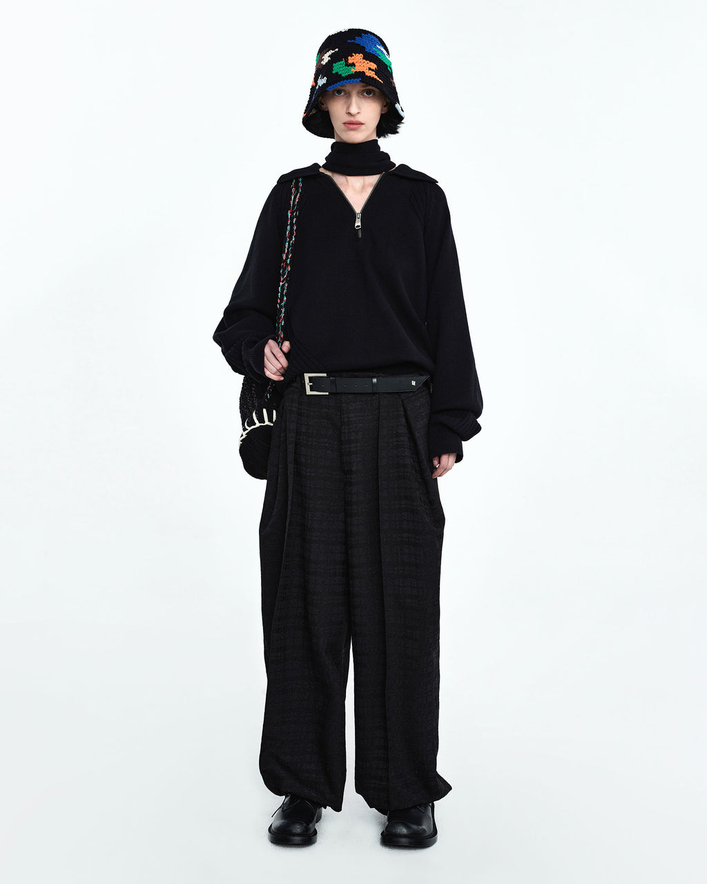 Ader Error - Ani slacks (Noir) product image 2 | TRAB K-Fashion Australia