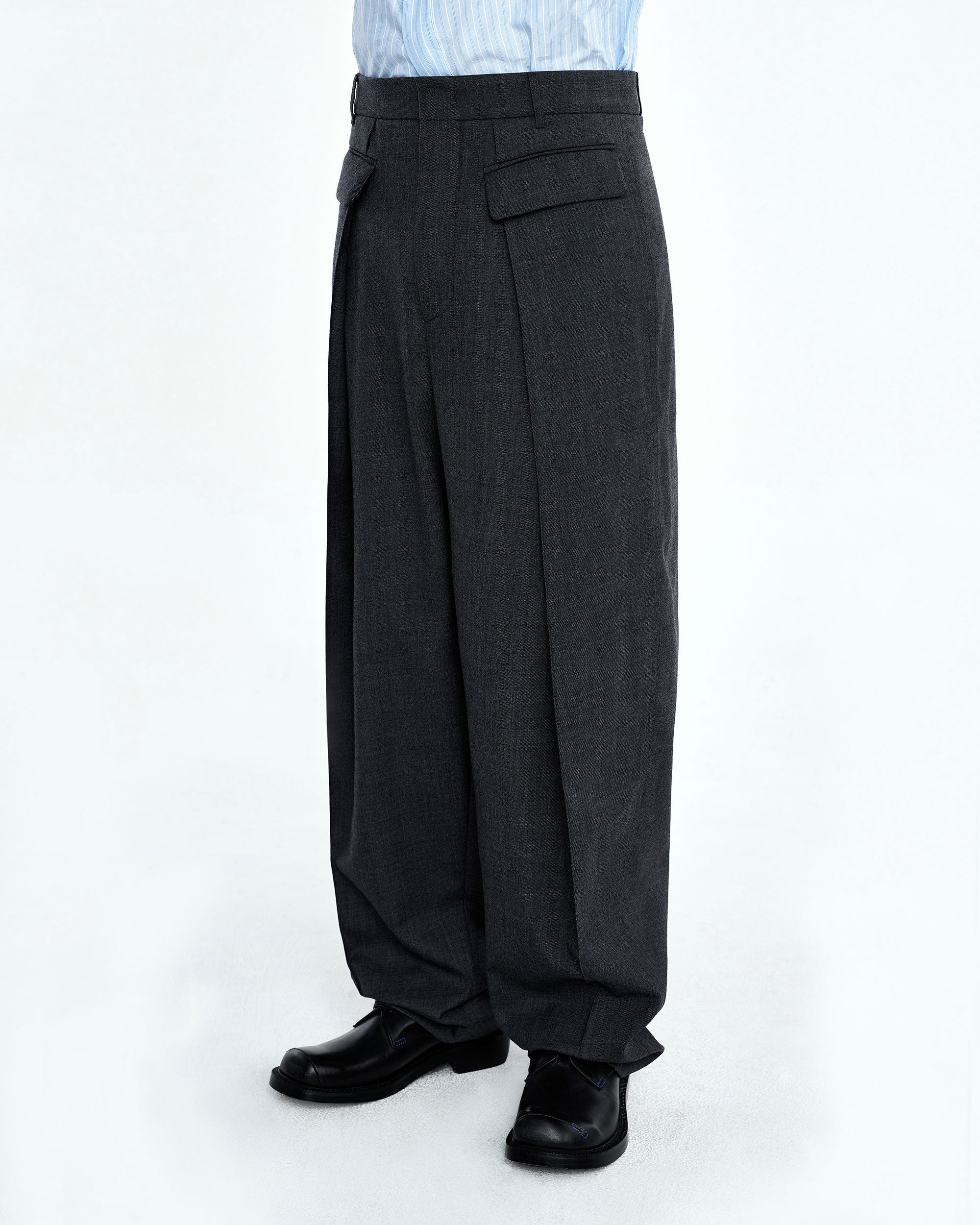 Ader Error - Fran slacks (Gray) product image 4 | TRAB K-Fashion Australia