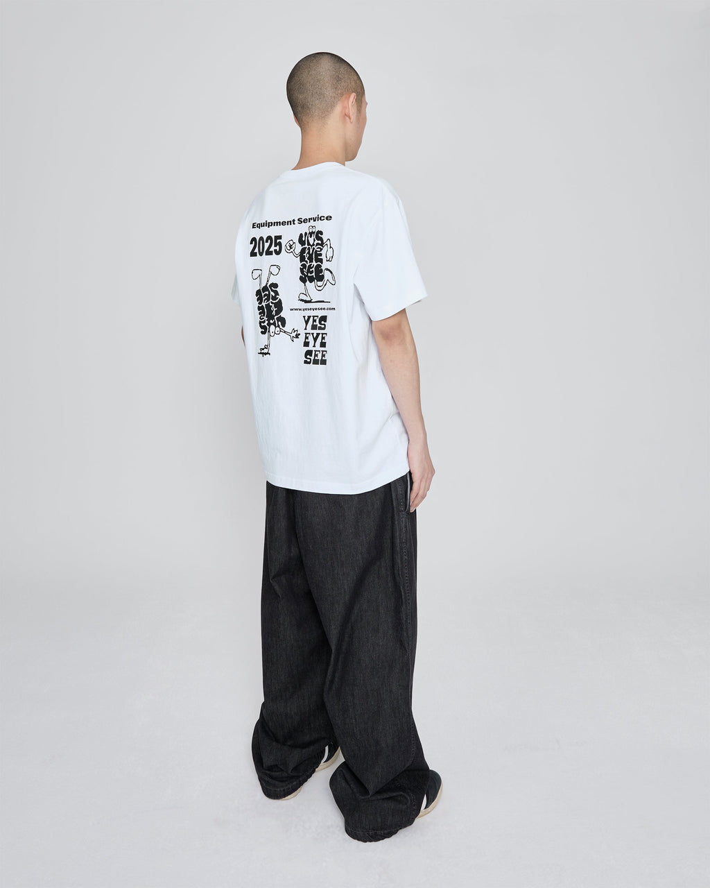 yeseyesee - Alive Logo Tee (White) product image 9 | TRAB K-Fashion Australia