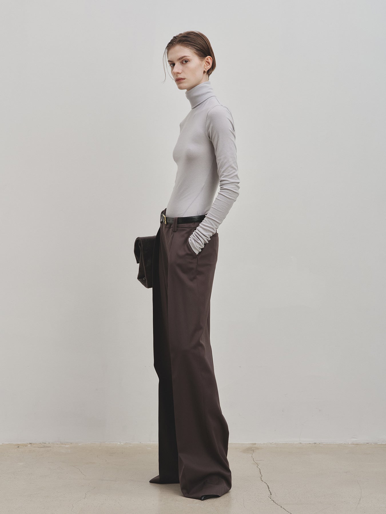 Tonywack - Slim-Fit Turtleneck (Light Grey) product image 4 | TRAB K-Fashion Australia