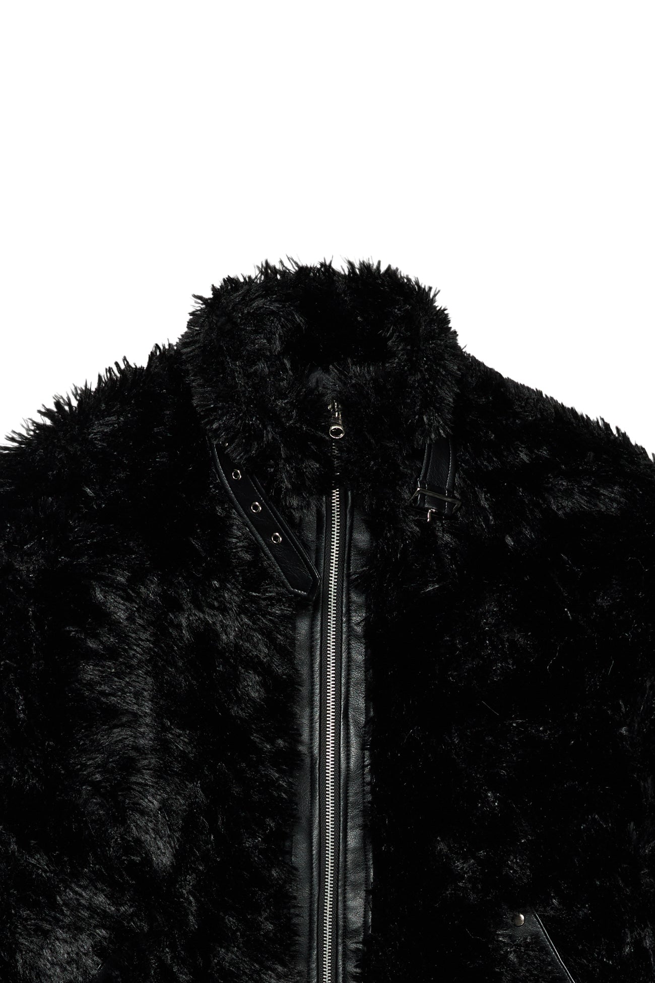 Deinet - Bizzo Point Faux Fur Jumper (Black) product image 13 | TRAB K-Fashion Australia