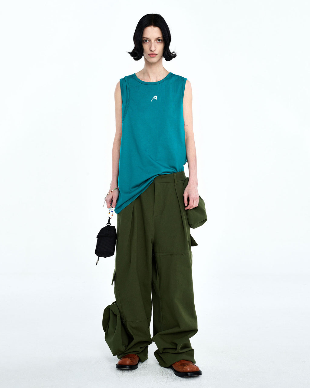 Ader Error - Tard cargo pants (Khaki) product image 1 | TRAB K-Fashion Australia