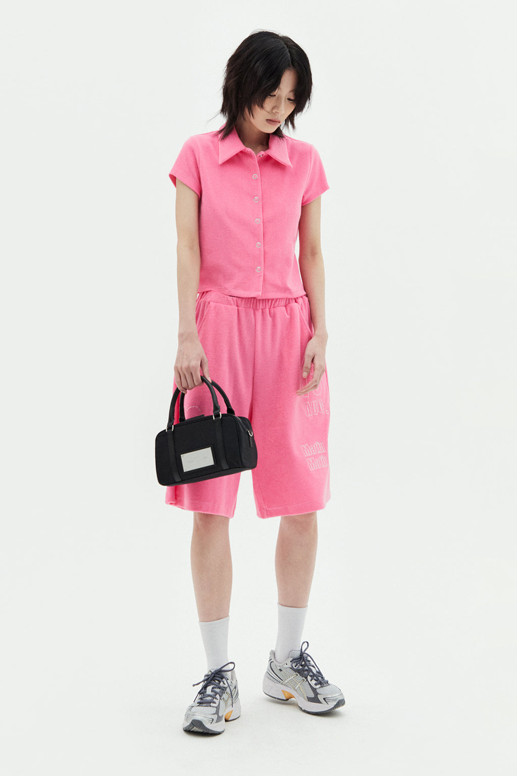 Matin Kim - Baby Sporty Tote Bag (Black) product image 7 | TRAB K-Fashion Australia