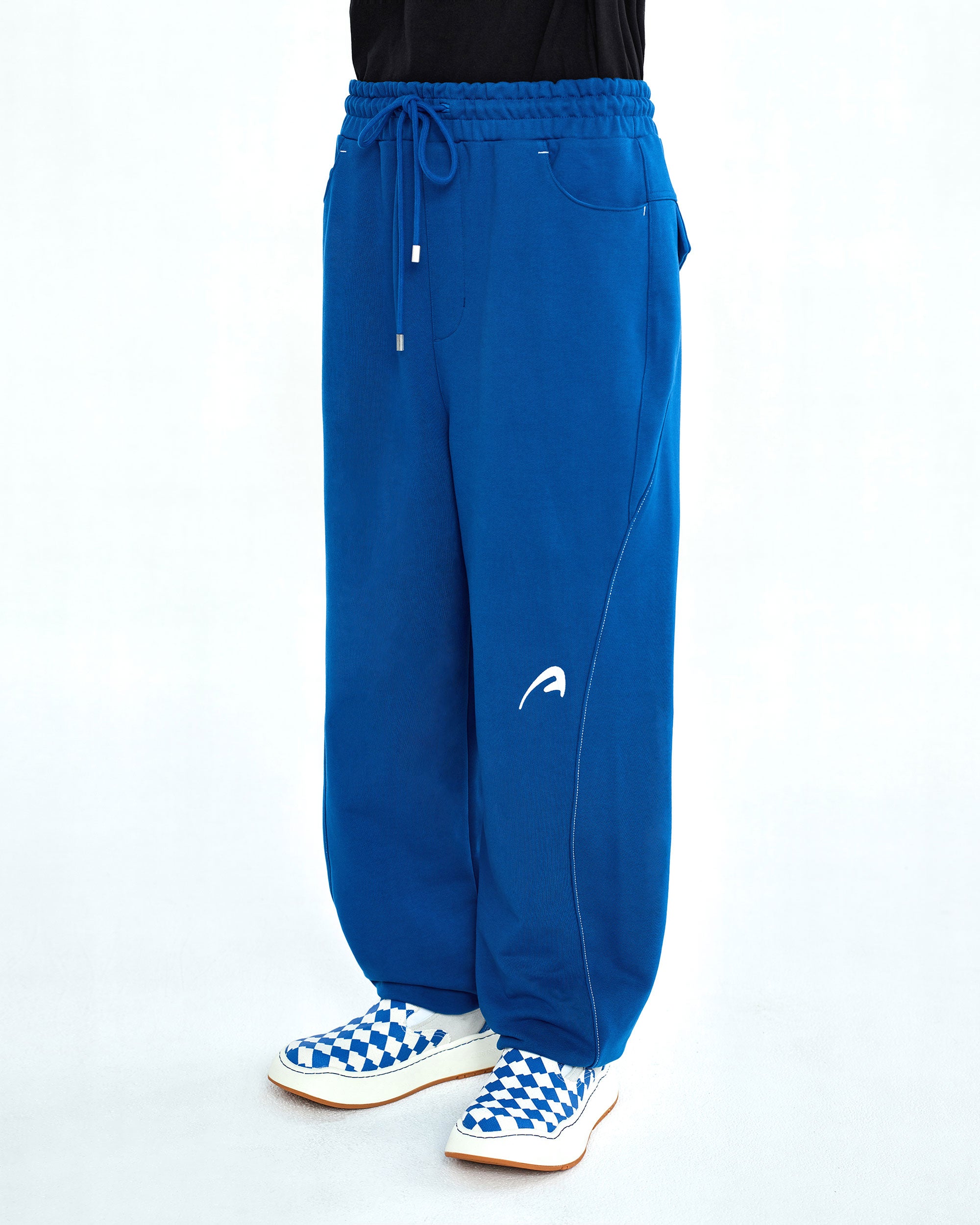 Ader Error - A-peec logo sweatpants (Z-Blue) product image 2 | TRAB K-Fashion Australia