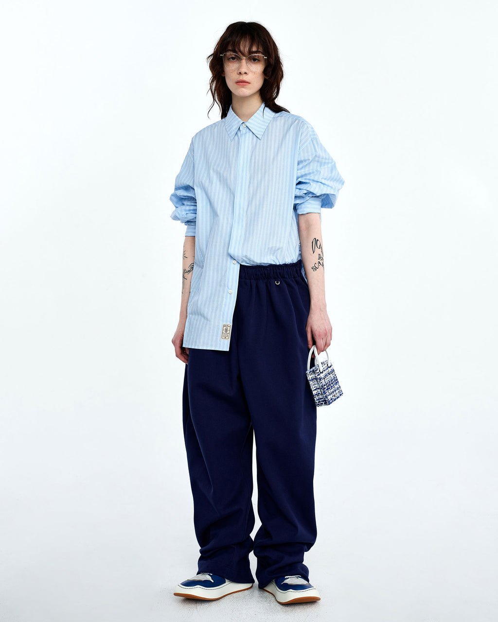 Ader Error - Samon sweatpants (Navy) product image 2 | TRAB K-Fashion Australia