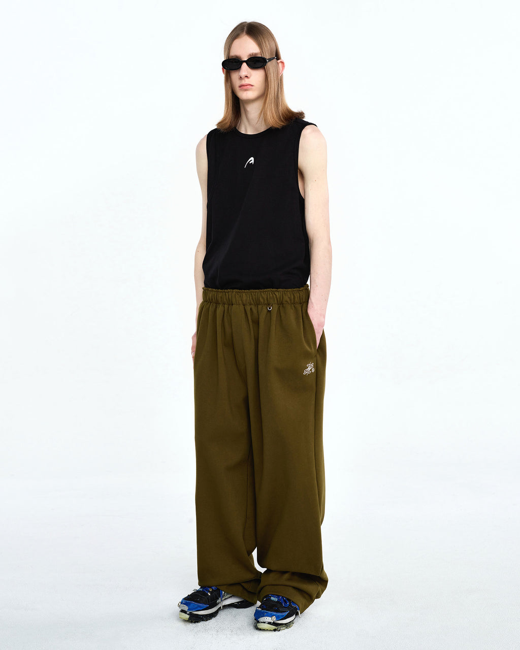 Ader Error - Samon sweatpants (Khaki) product image 2 | TRAB K-Fashion Australia