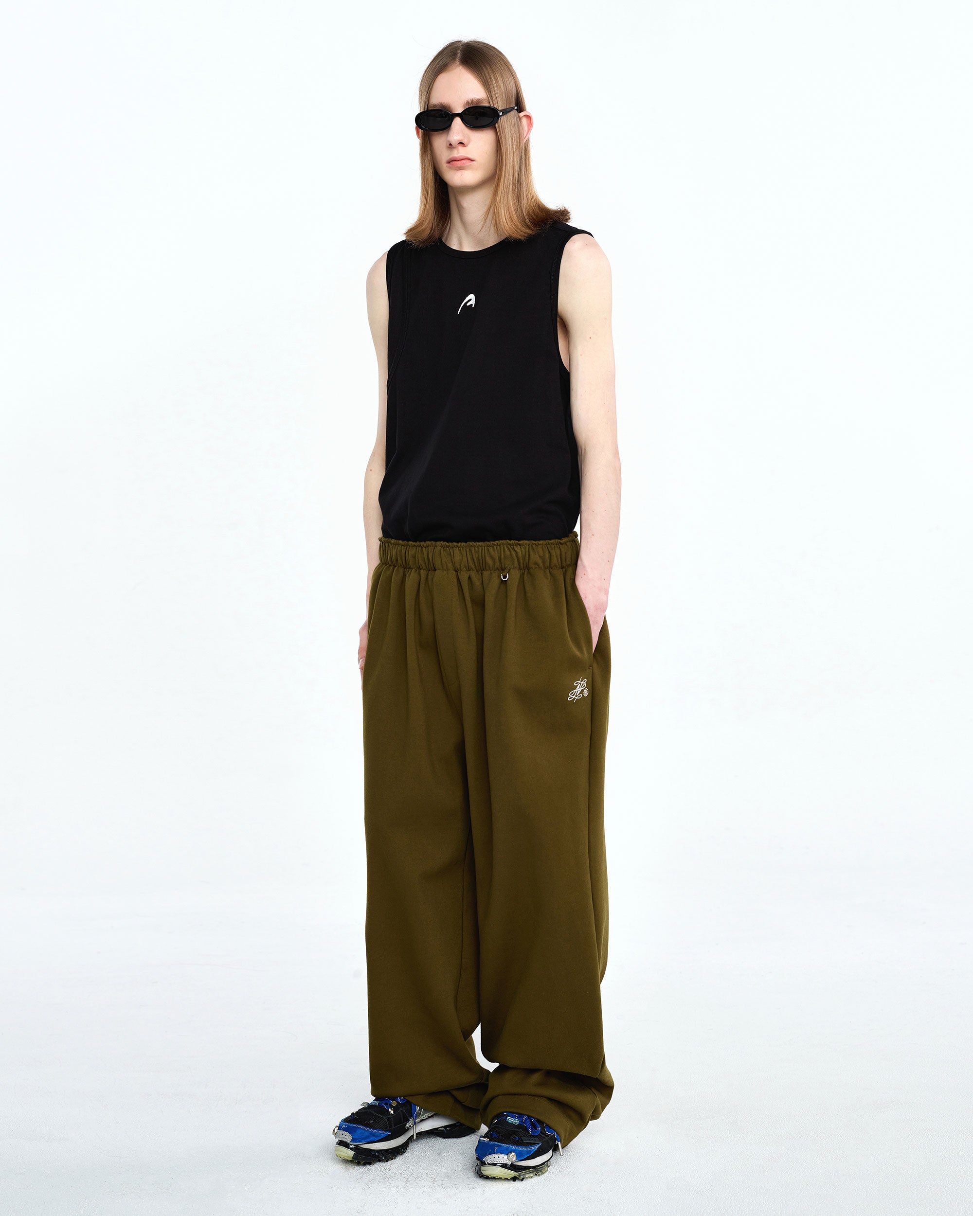 Ader Error - Samon sweatpants (Khaki) product image 2 | TRAB K-Fashion Australia