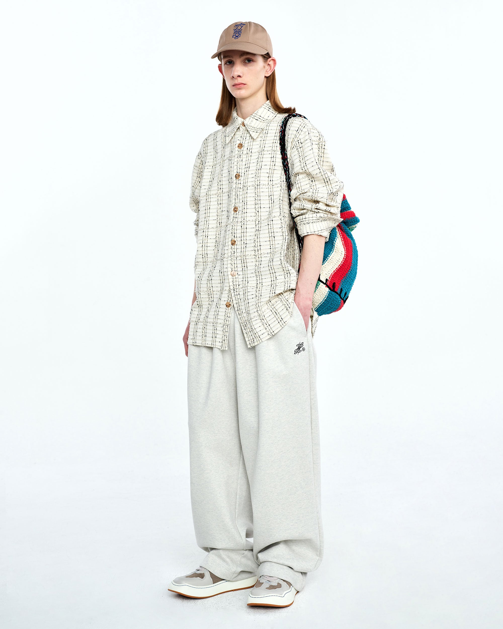 Ader Error - Samon sweatpants (Oatmeal) product image 2 | TRAB K-Fashion Australia