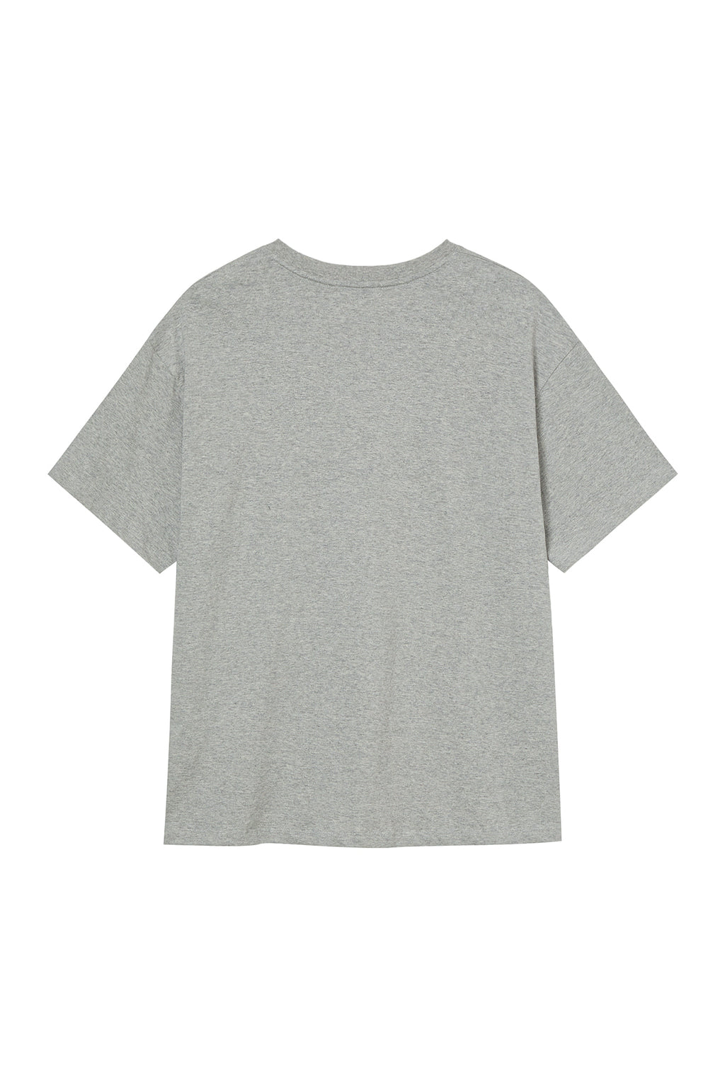 Deinet - Application Stitch T-Shirt (Melange Grey) product image 10 | TRAB K-Fashion Australia