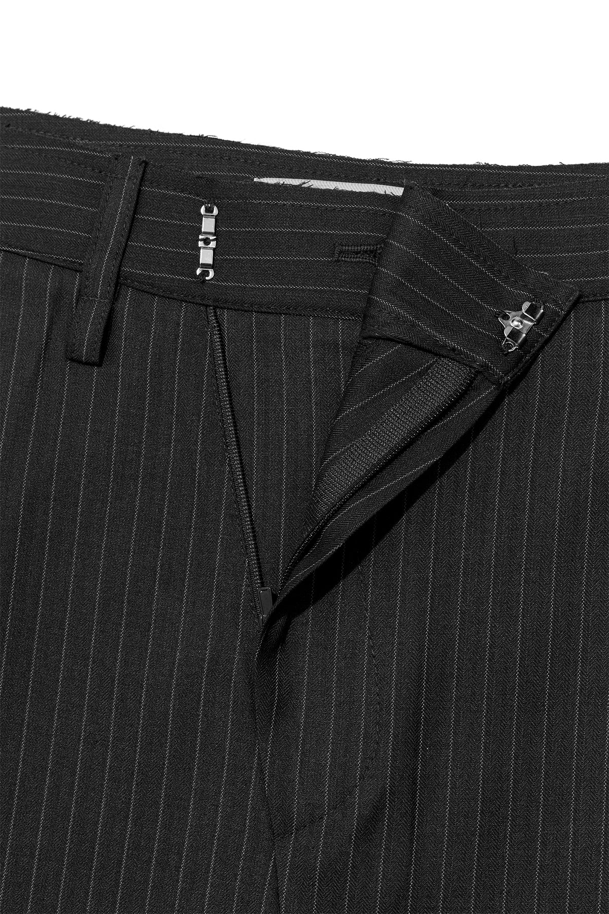 Matin Kim - Tuck Point Stripe Trouser (Charcoal) product image 4 | TRAB K-Fashion Australia