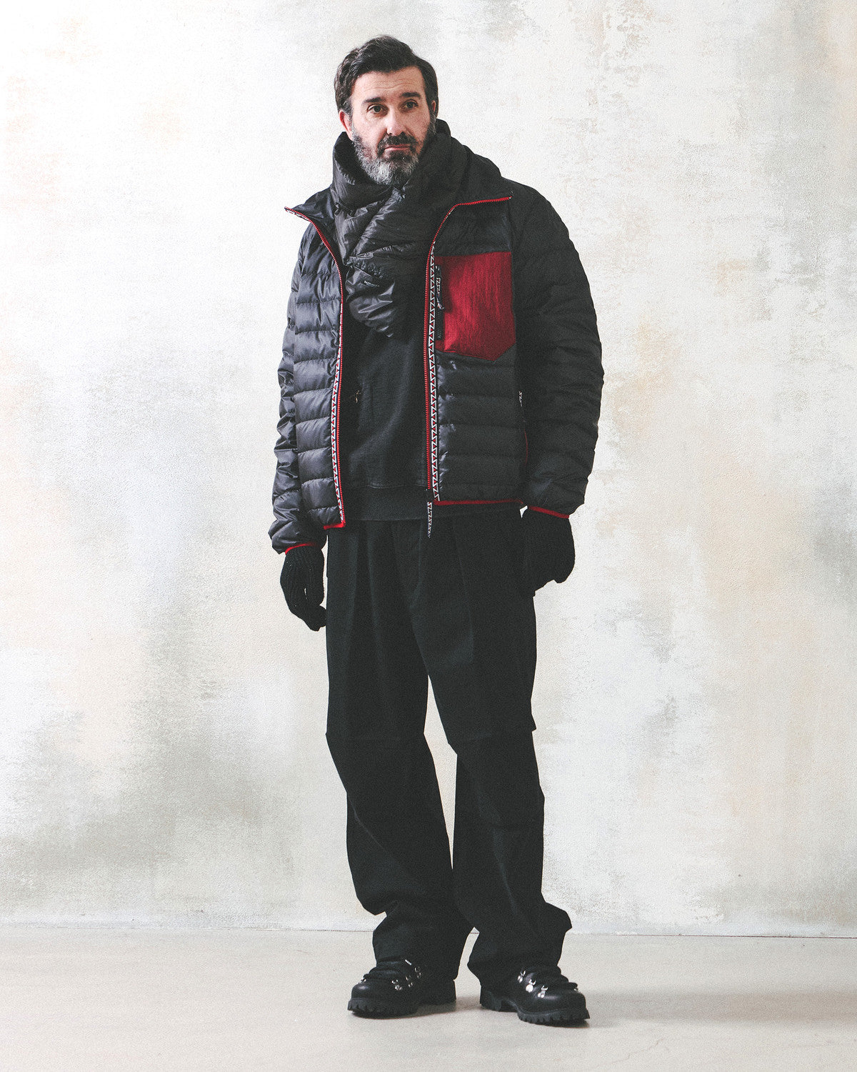 Eastlogue - Parachute Shell Easy Pants (Black Moleskin) product image 1 | TRAB K-Fashion Australia