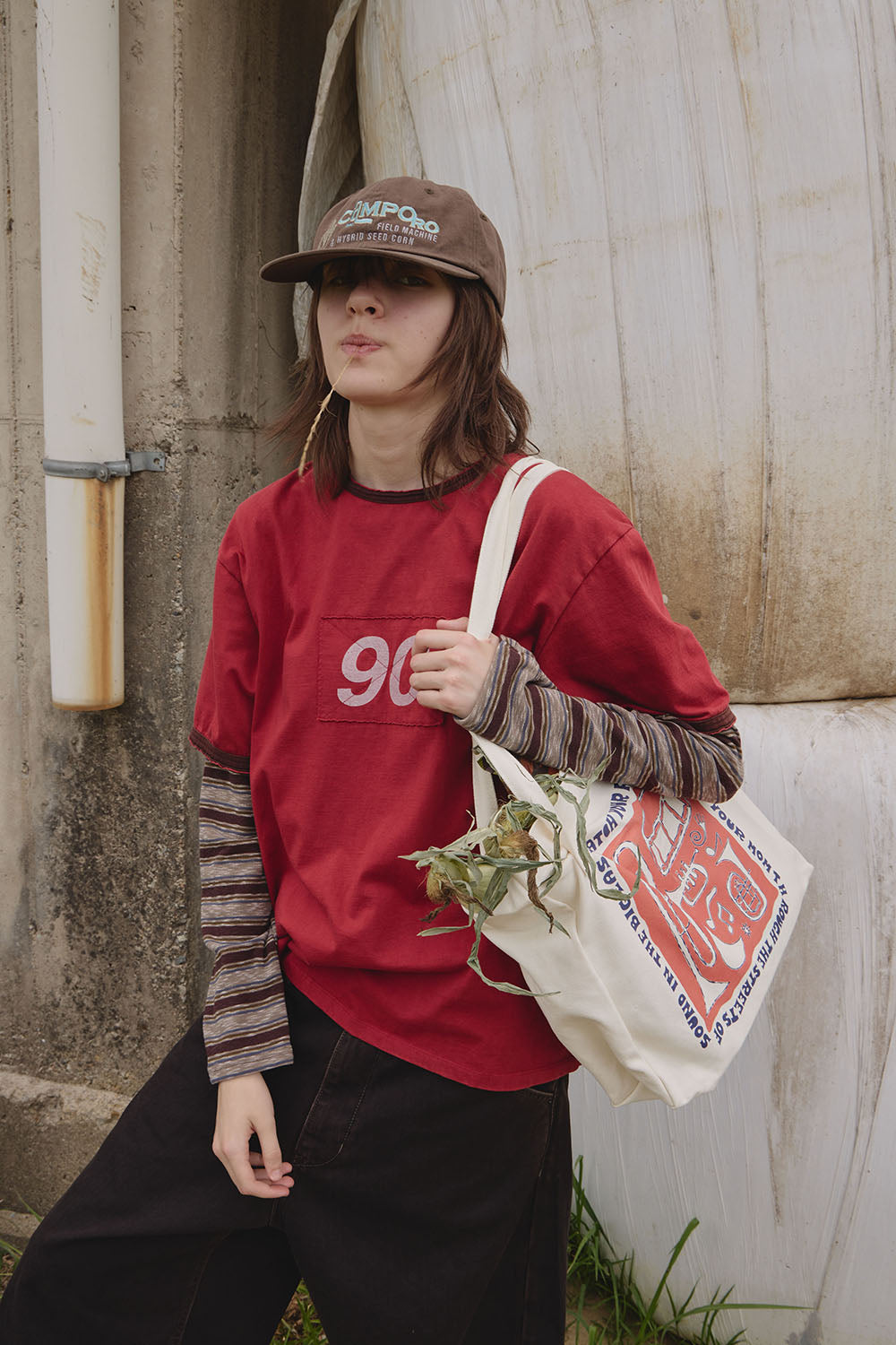 Hatchingroom - 90 Tee (Bleached Red) product image 8 | TRAB K-Fashion Australia