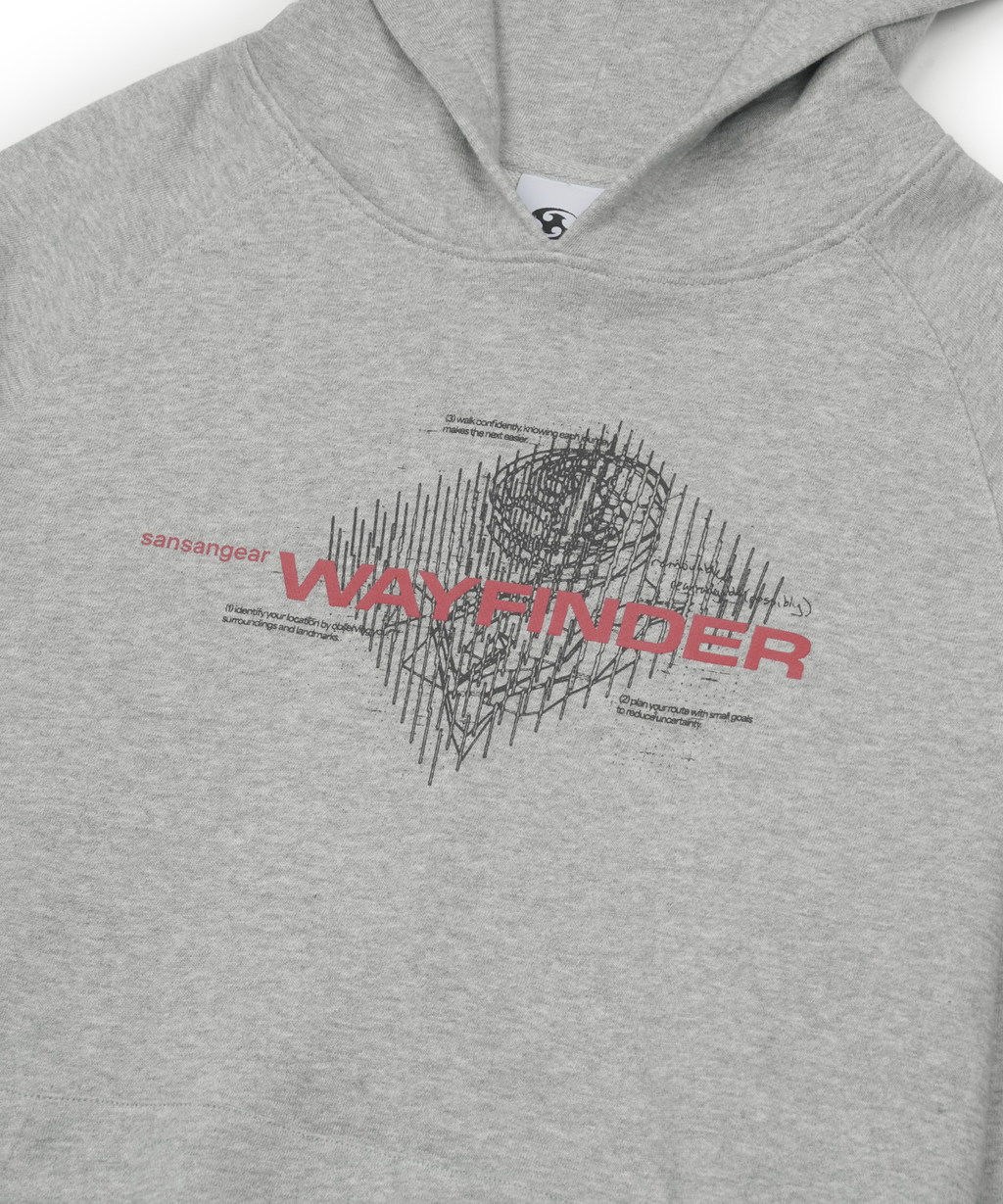 San San Gear - Wayfinder Hoodie (Melange Grey) product image 6 | TRAB K-Fashion Australia