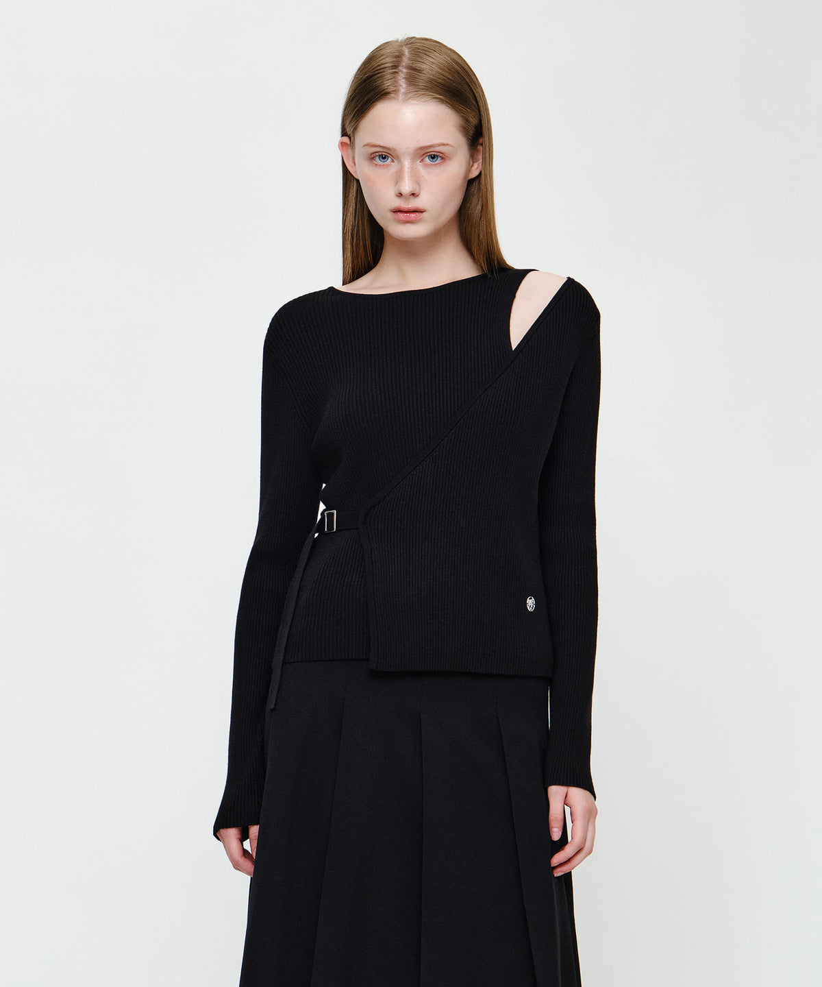 Marithe & Francois Girbaud - Wrap Knit (Black) product image 1 | TRAB K-Fashion Australia