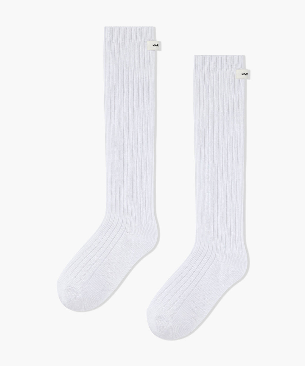 Marithe & Francois Girbaud - Basic Soft Middle Socks (White) product image 3 | TRAB K-Fashion Australia