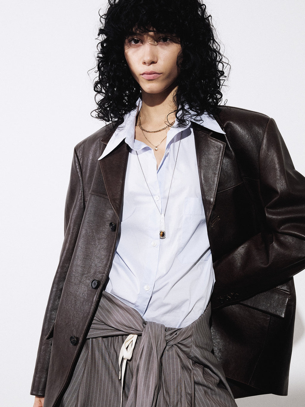 Tonywack - Cotton High-Density Shirt (Sky Blue) product image 8 | TRAB K-Fashion Australia