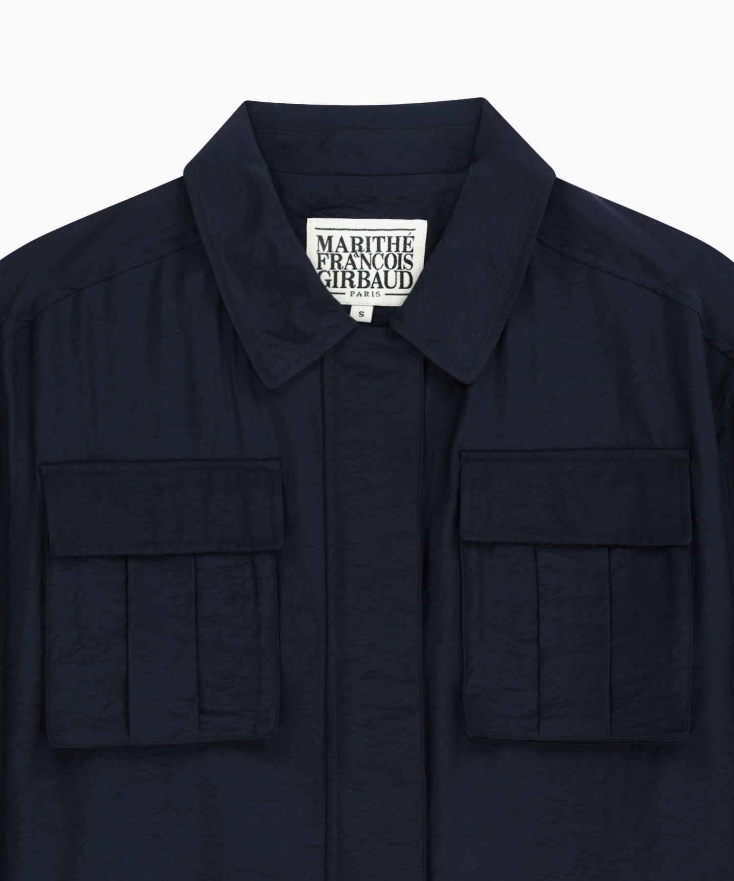 Marithe & Francois Girbaud - Crop Sheer Jacket (Navy) product image 8 | TRAB K-Fashion Australia