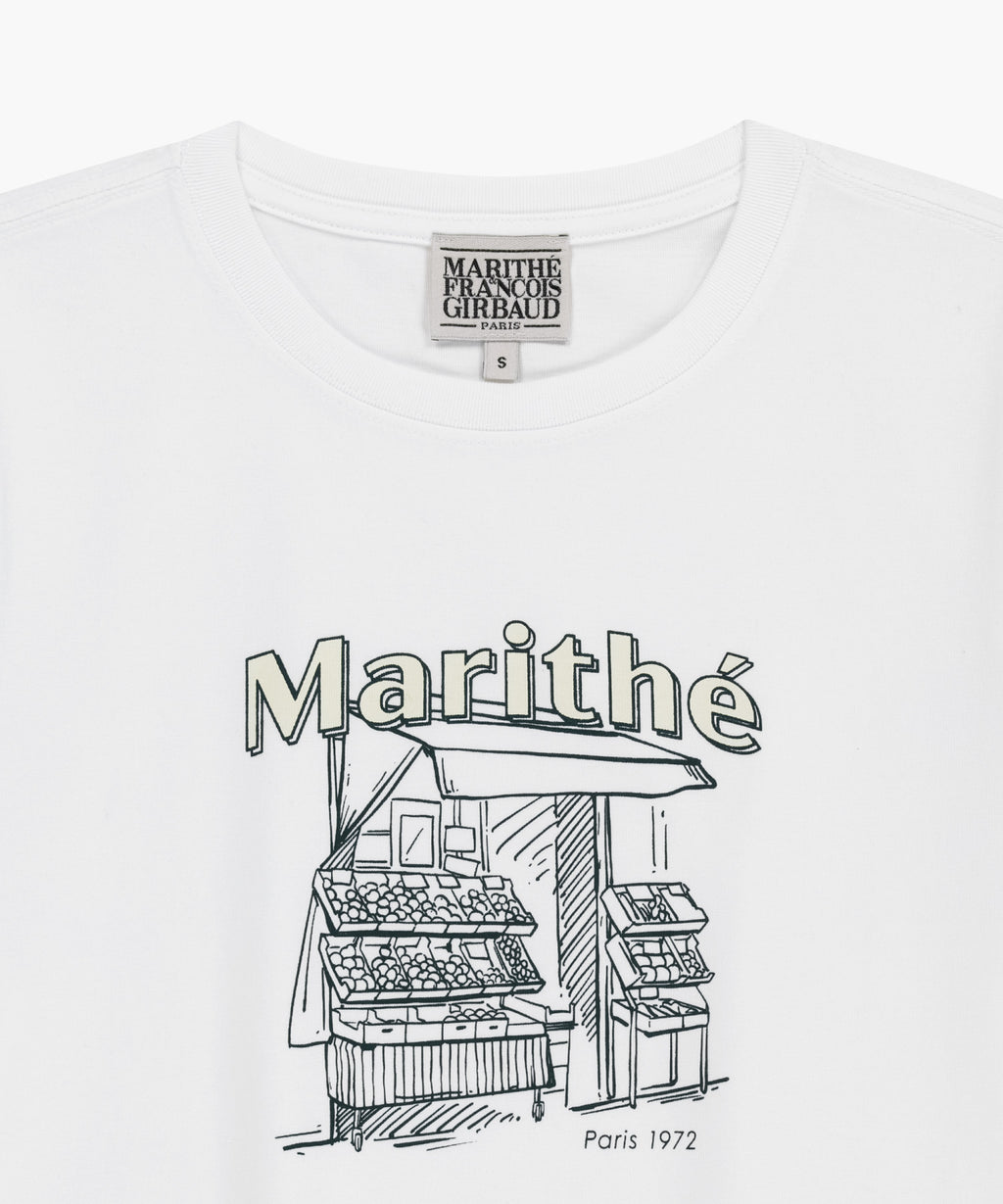 Marithe & Francois Girbaud - French Fruit Shop Graphic Tee (White) product image 8 | TRAB K-Fashion Australia