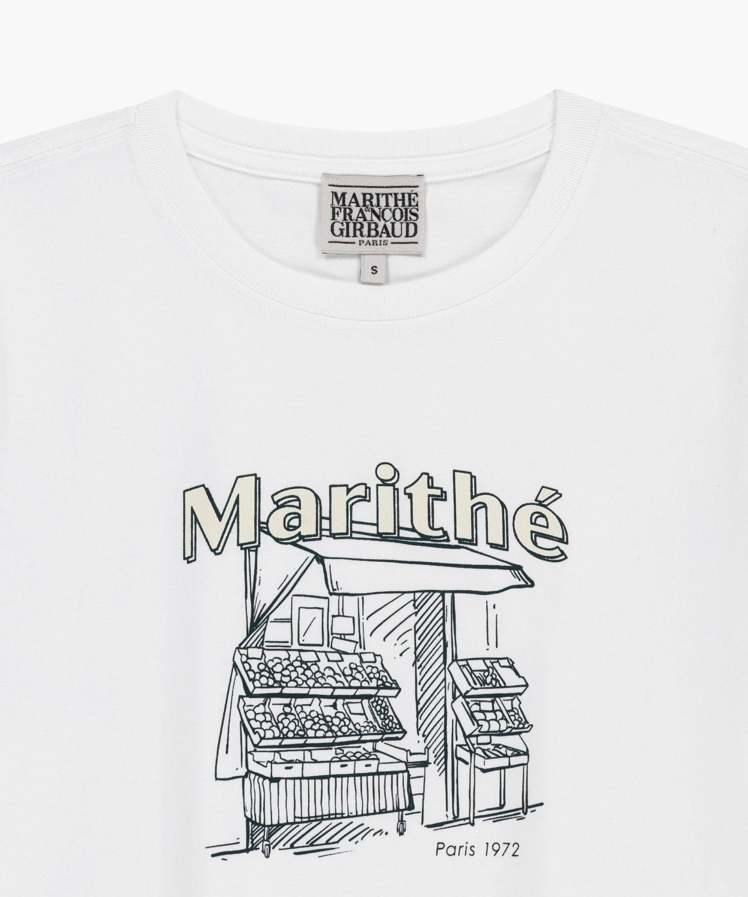 Marithe & Francois Girbaud - French Fruit Shop Graphic Tee (White) product image 8 | TRAB K-Fashion Australia